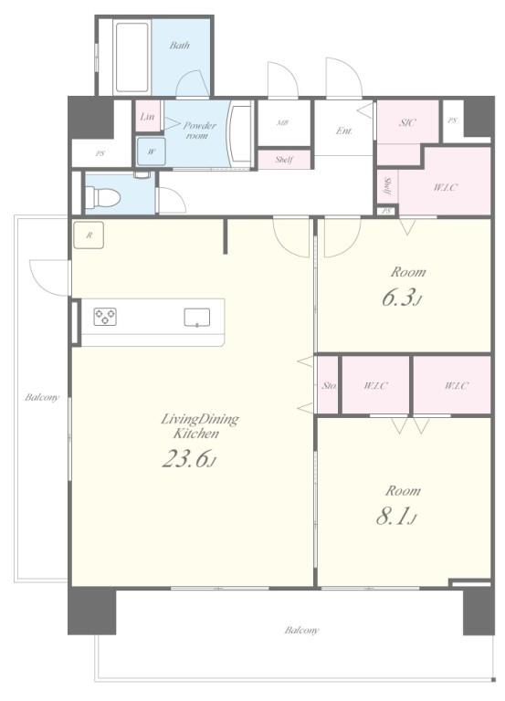 La&amp;rsquo;a Kea徳川 間取り図