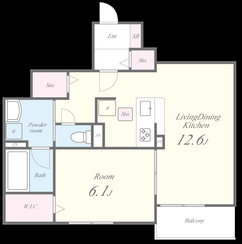 仮称)寅林様マンション 間取り図