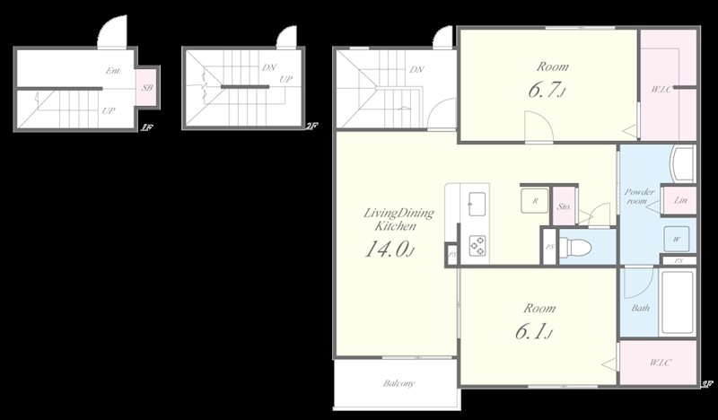 仮称)寅林様マンション 間取り図