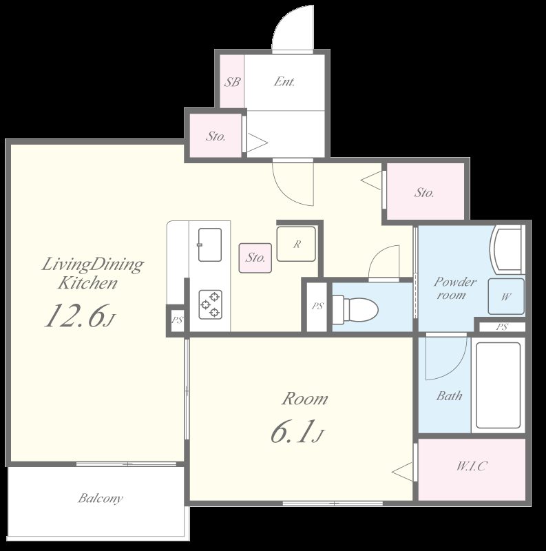仮称)寅林様マンション 間取り図