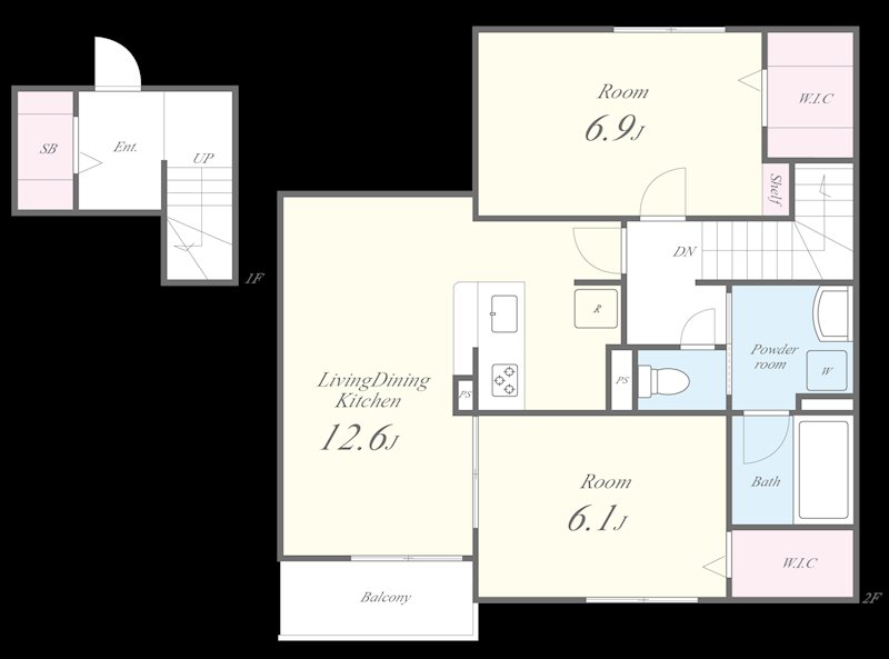 仮称)寅林様マンション 間取り図