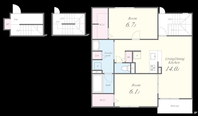 仮称)寅林様マンション 間取り図