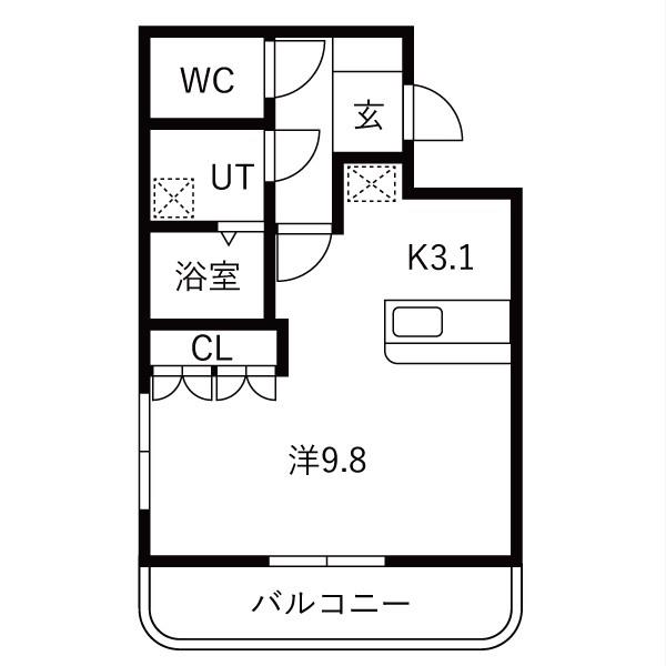 リバーサイド静 間取り図