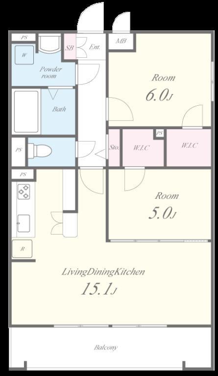 メイボーアネックス 間取り図