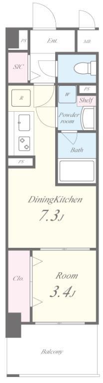 スペチアーレ堺 間取り図