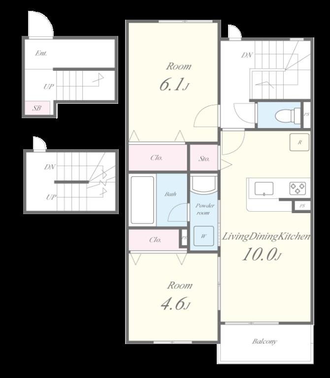 S_MAISON(エスメゾン) 間取り図