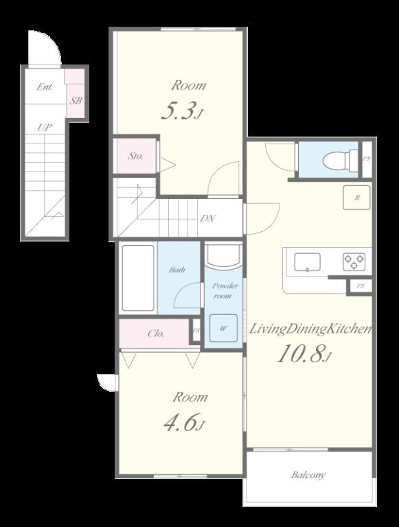 S_MAISON(エスメゾン) 間取り図