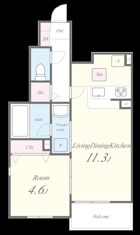S_MAISON(エスメゾン) 間取り図