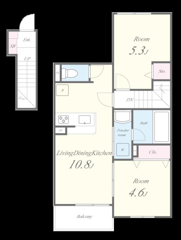 S_MAISON(エスメゾン) 間取り図