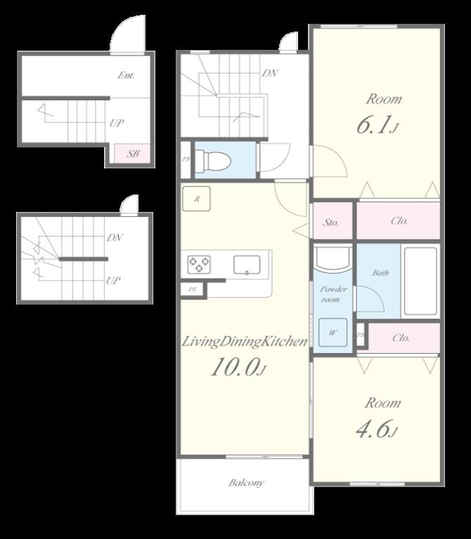 S_MAISON(エスメゾン) 間取り図