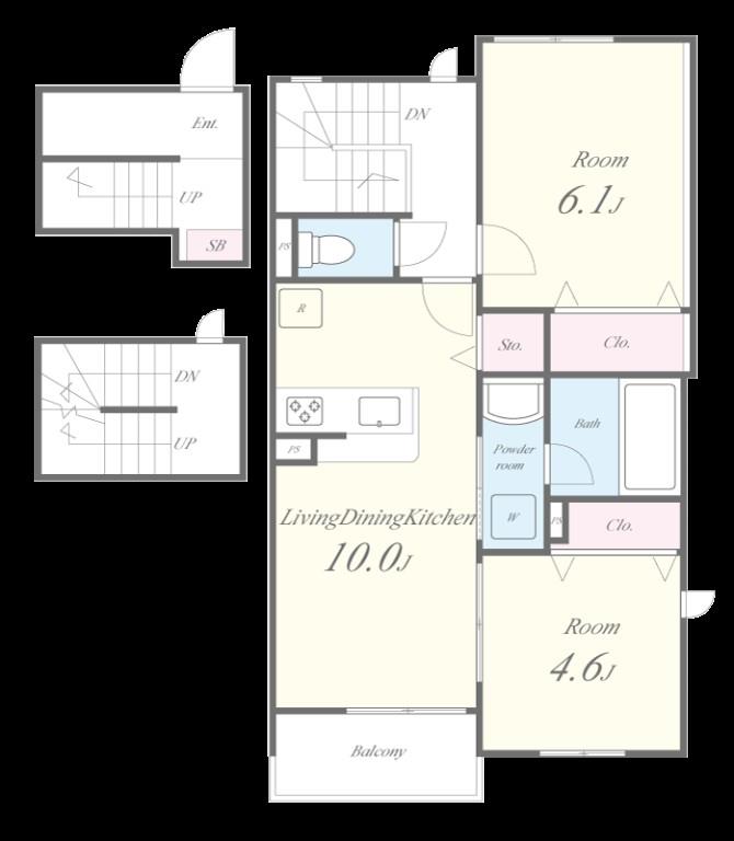 S_MAISON(エスメゾン) 間取り図