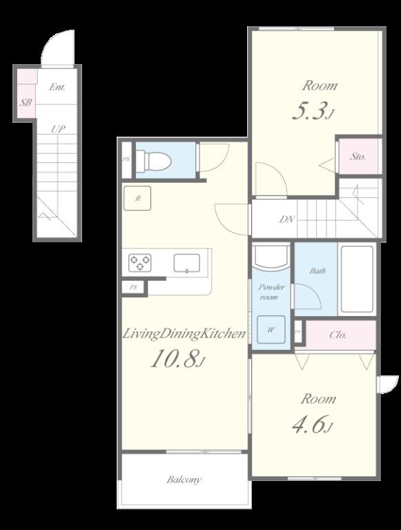 S_MAISON(エスメゾン) 間取り図