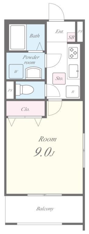 朝日住宅 間取り図