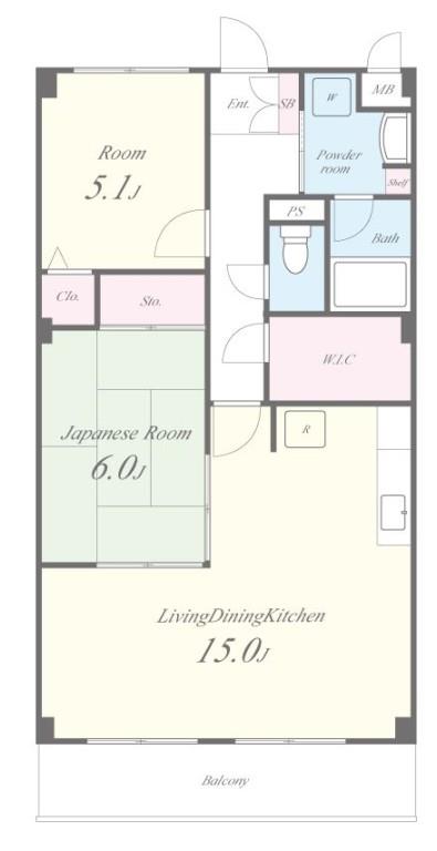 ジャスミン・コート 間取り図