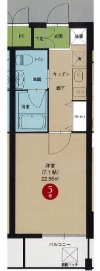 エルザビル名古屋駅前 間取り図