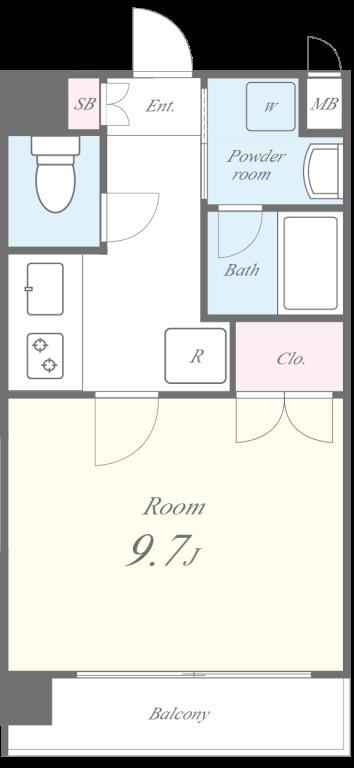 ショーソン上沢 間取り図