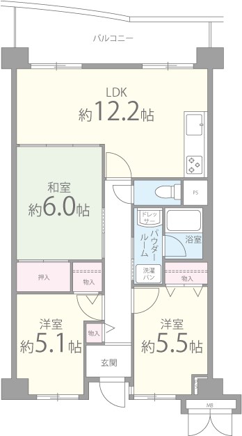ガーデンライフ旭ヶ丘   間取り図