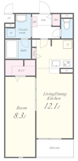 イレーネ守口 間取り図