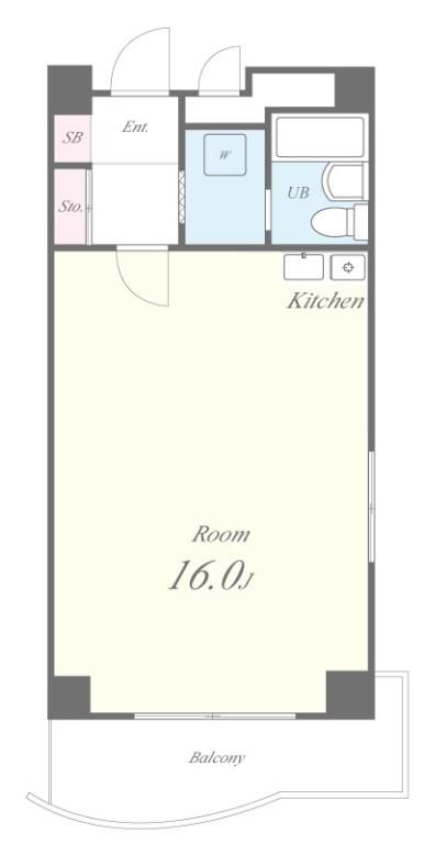 レジデンス西麻布 間取り図
