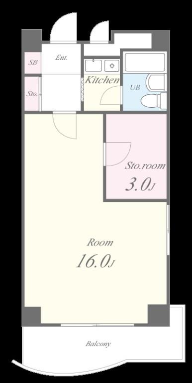 レジデンス西麻布 間取り図