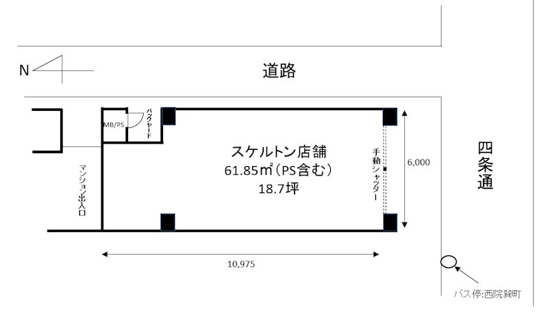 西院巽町プロジェクト 間取り図