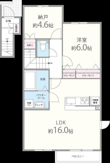 パストラーレシャルム 間取り図