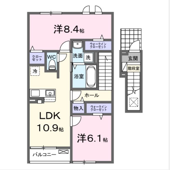 サニーハイツ　タカ 間取り図