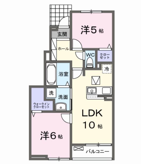 サニーハイツ　タカ 間取り図