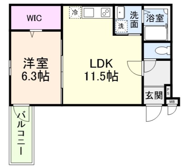 JTガーデン徳庵 間取り図