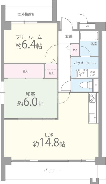 ヴィオラ アトリオ 間取り図