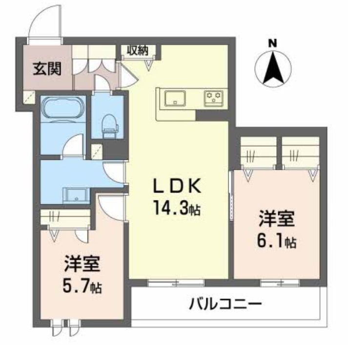 シャーメゾン　グランド　ビュイソン 間取り図