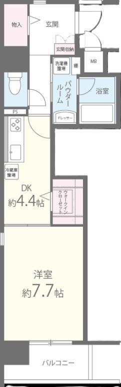 フェアリー阿倍野 間取り図
