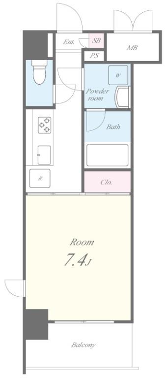 アルモニー中もず 間取り図