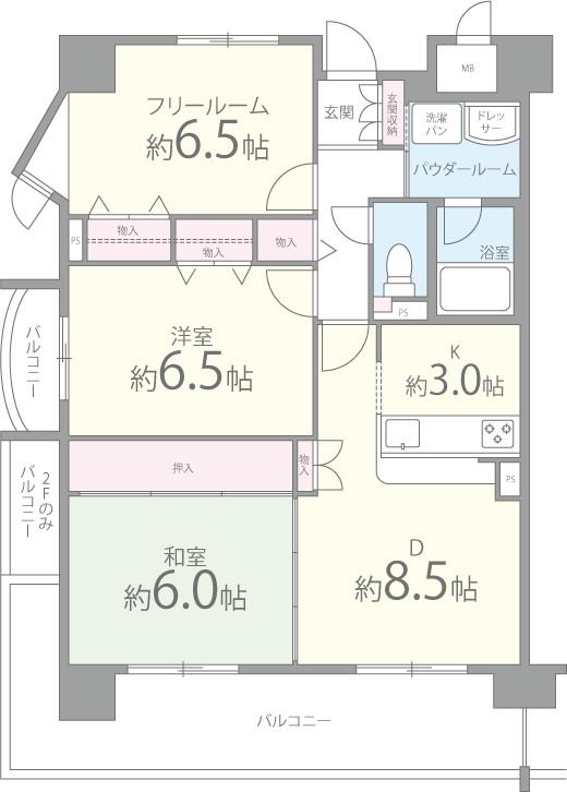 エトワール花園 間取り図