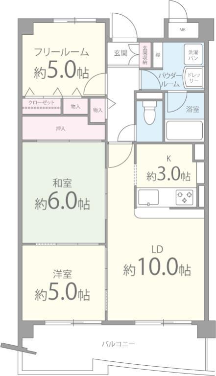 ファミリーメゾン山口 間取り図