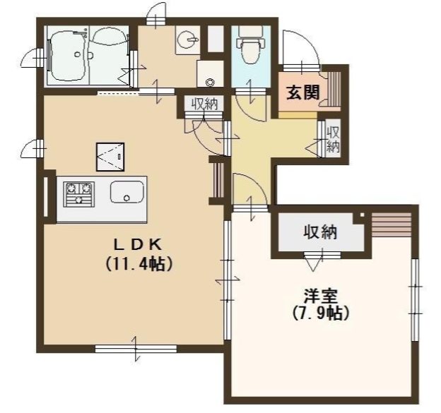 サンルイス高井田 間取り図