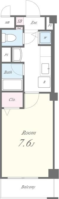 リヴェール(豊中) 間取り図