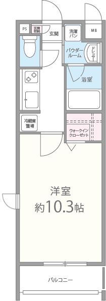 シャトー揚羽 間取り図