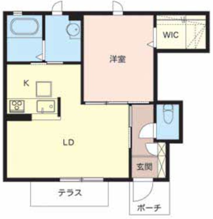 シャーメゾン稲田本町　A 間取り図
