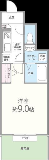 ファシルカワトⅡ 間取り図