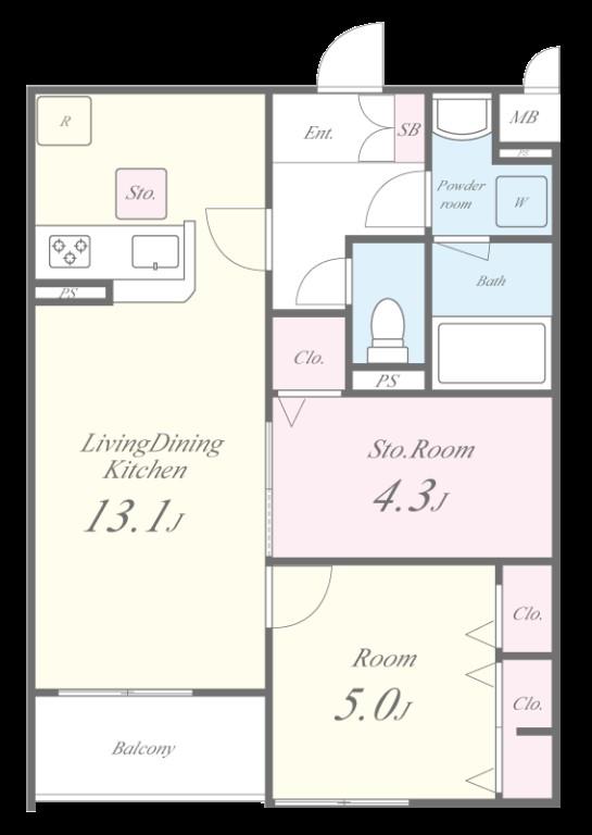 アークパレス 間取り図