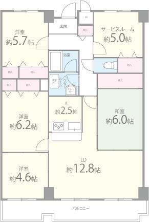 南山寿ガーデン 間取り図