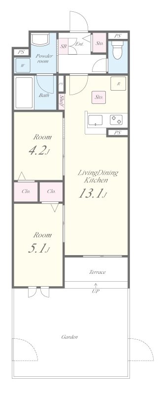 メゾン・ゲン 間取り図