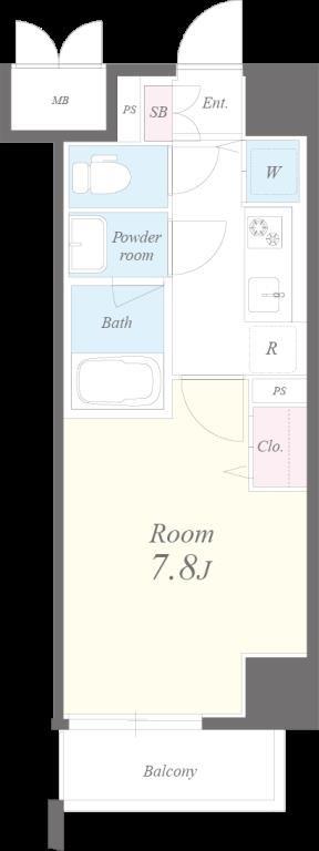 ロイヤルピジョン ライズ 間取り図