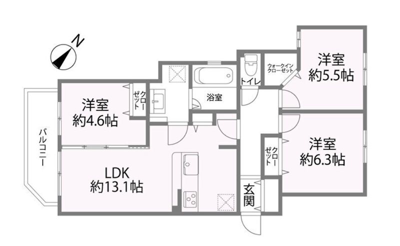 Reglia今里North 間取り図