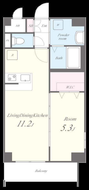 フローラル筥松 間取り図
