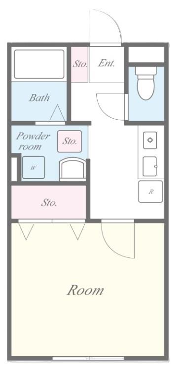 オレンジハイツ 間取り図