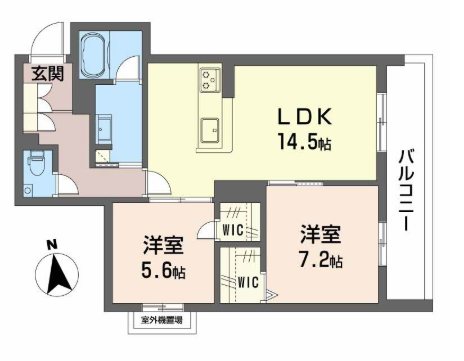 シャーメゾン　マイレ 間取り図