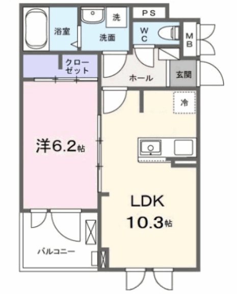 ラフィナート　ナガタ 間取り図