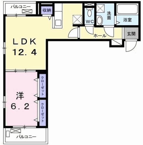 ラフィナート　ナガタ 間取り図